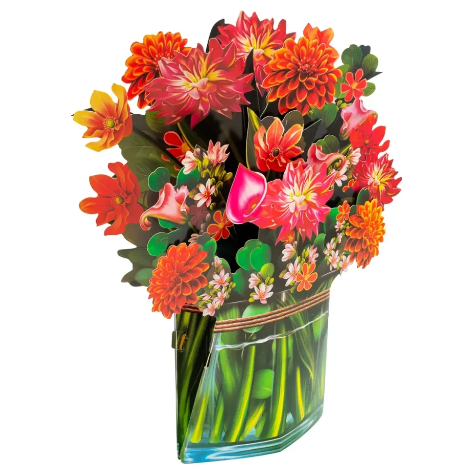 Pop Up-kort Blomster