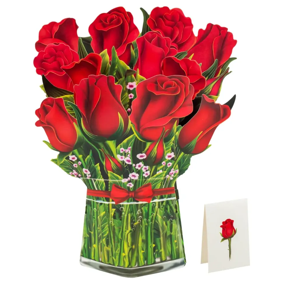 Pop Up-kort Blomster