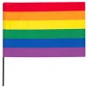 Prideflagg på Pinne