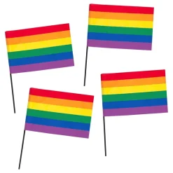Prideflagg på Pinne