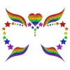 Pride Glitter Selvheftende Sminke