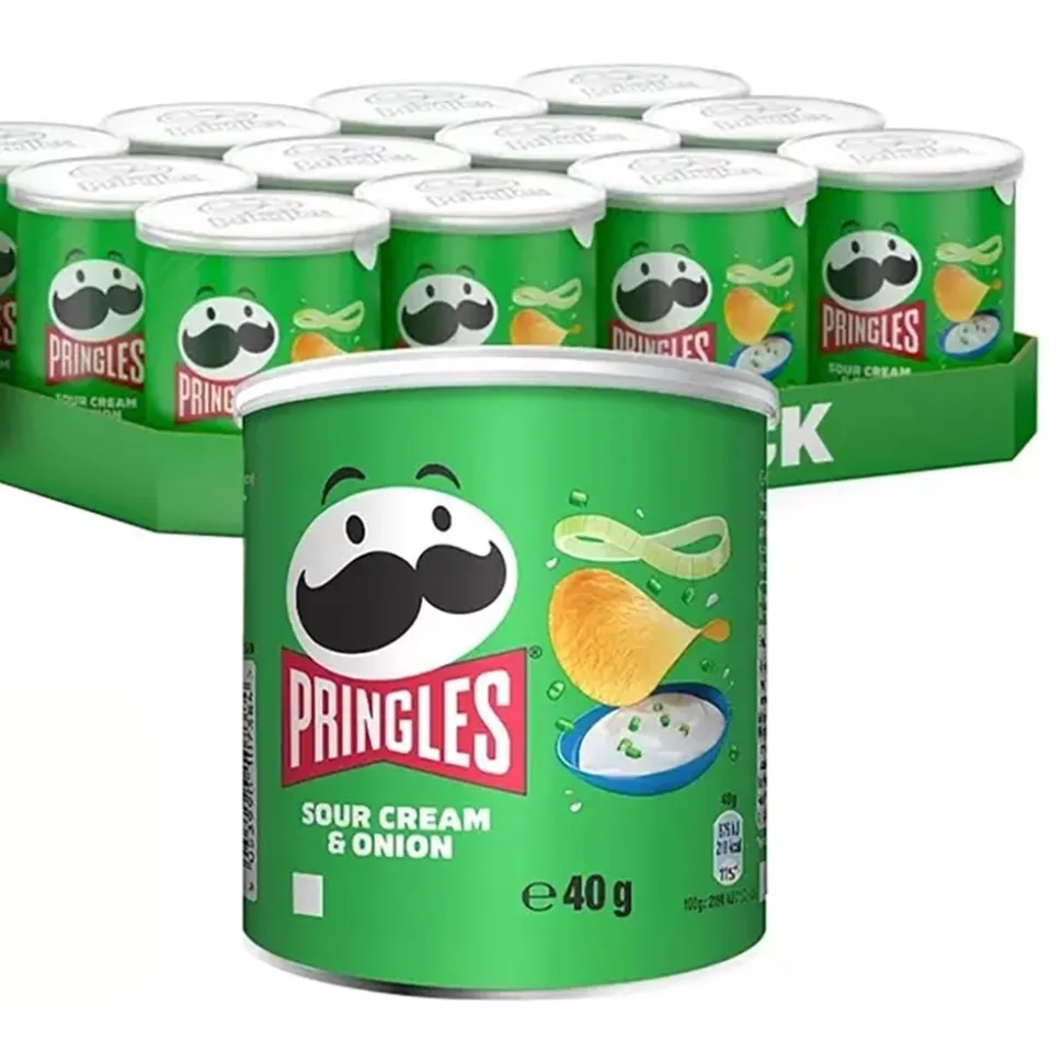 Pringles Sourcream & Onion Mini Storpakning