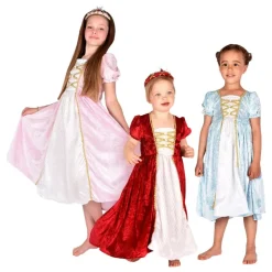 Prinsessekjole Turkis Fløyel Barn