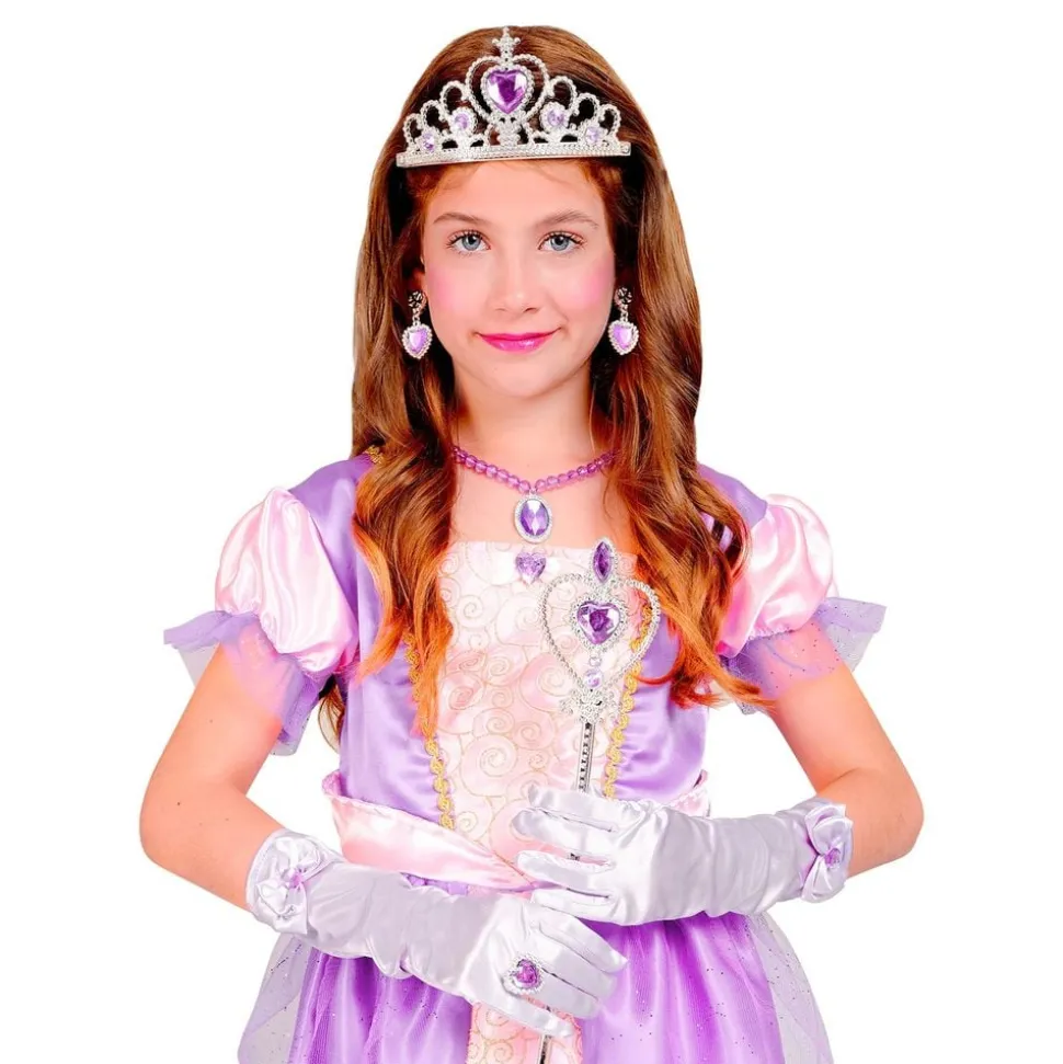 Prinsesse Tilbehørssett Lilla for Barn