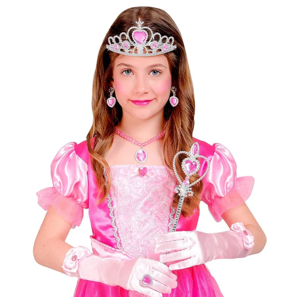Prinsesse Tilbehørssett Rosa for Barn