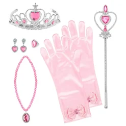 Prinsesse Tilbehørssett Rosa for Barn