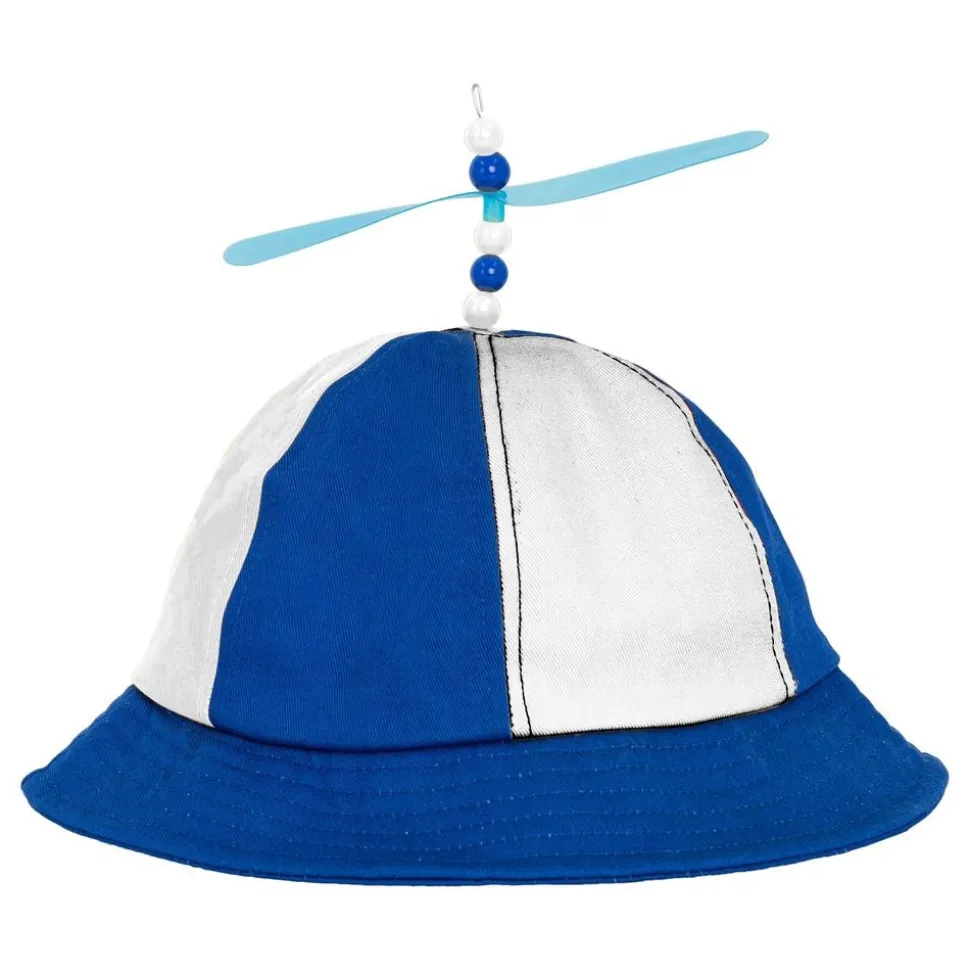 Propellhatt Blå/Hvit