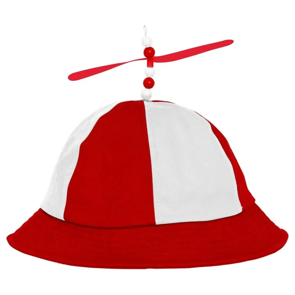 Propellhatt Rød/Hvit
