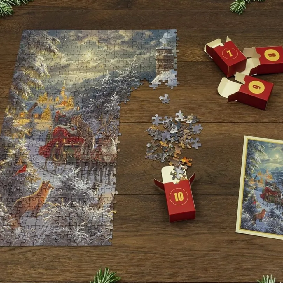Puslespill adventskalender