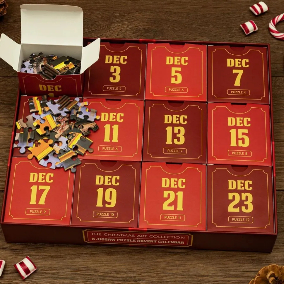 Puslespill Christmas Art Collection Adventskalender