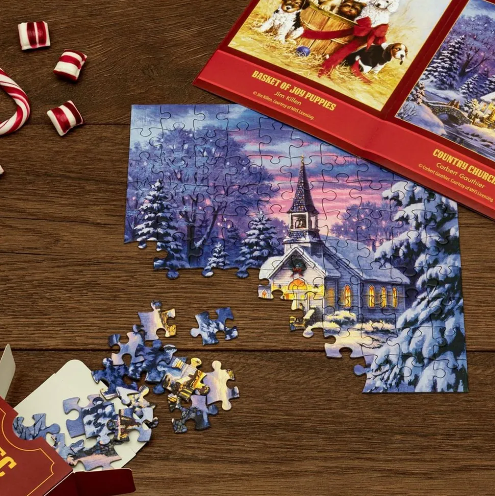 Puslespill Christmas Art Collection Adventskalender
