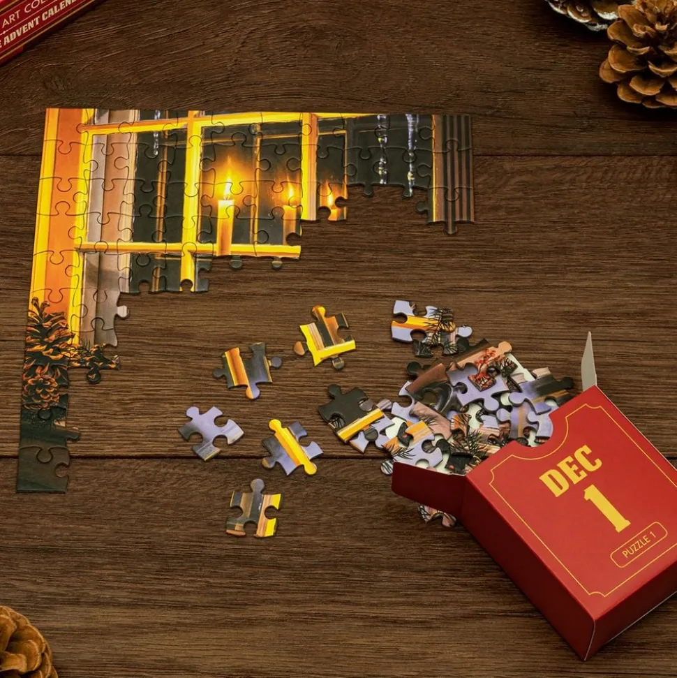 Puslespill Christmas Art Collection Adventskalender