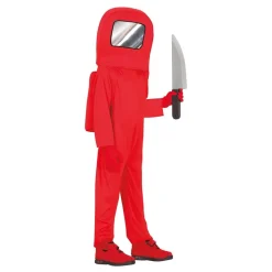 Rød Astronaut Barn Kostyme