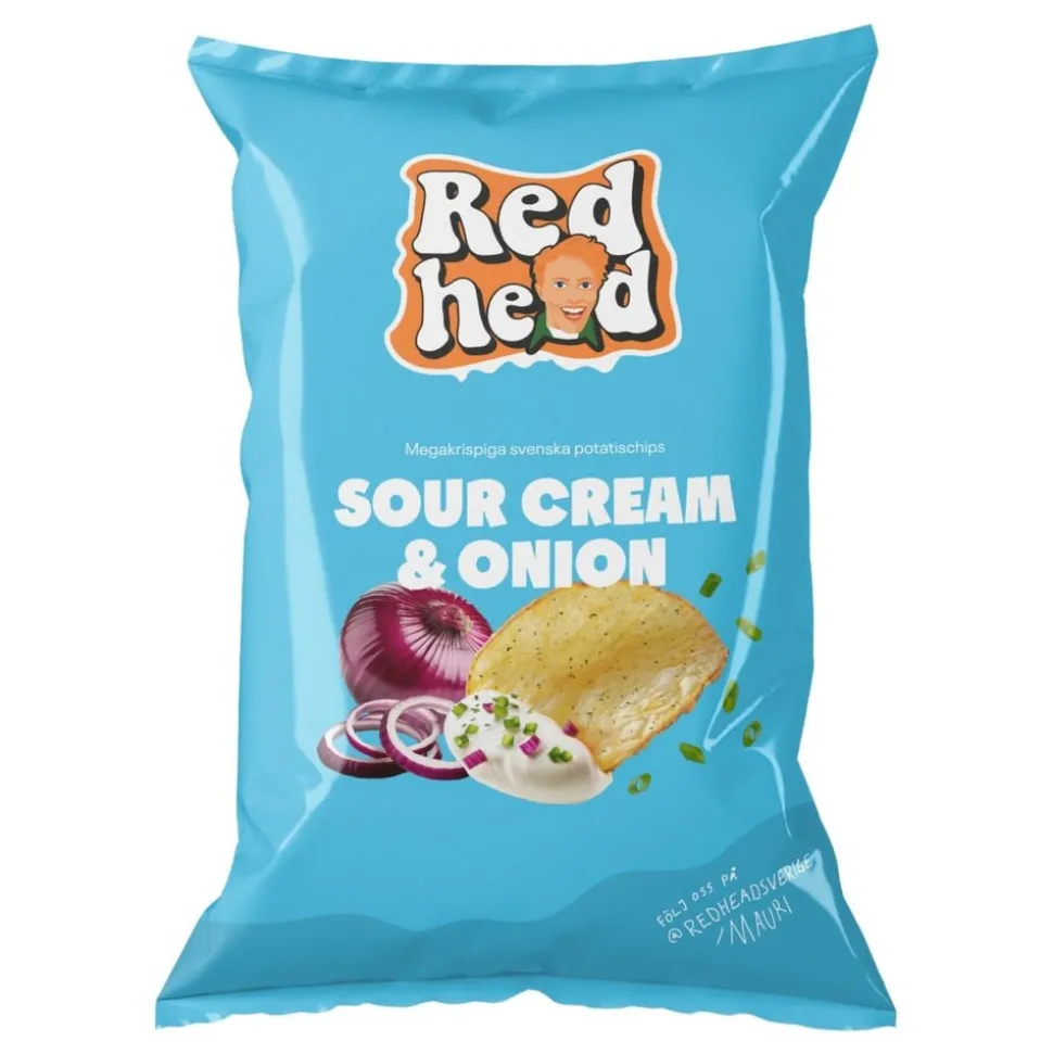 Redhead Sourcream & Onion Chips
