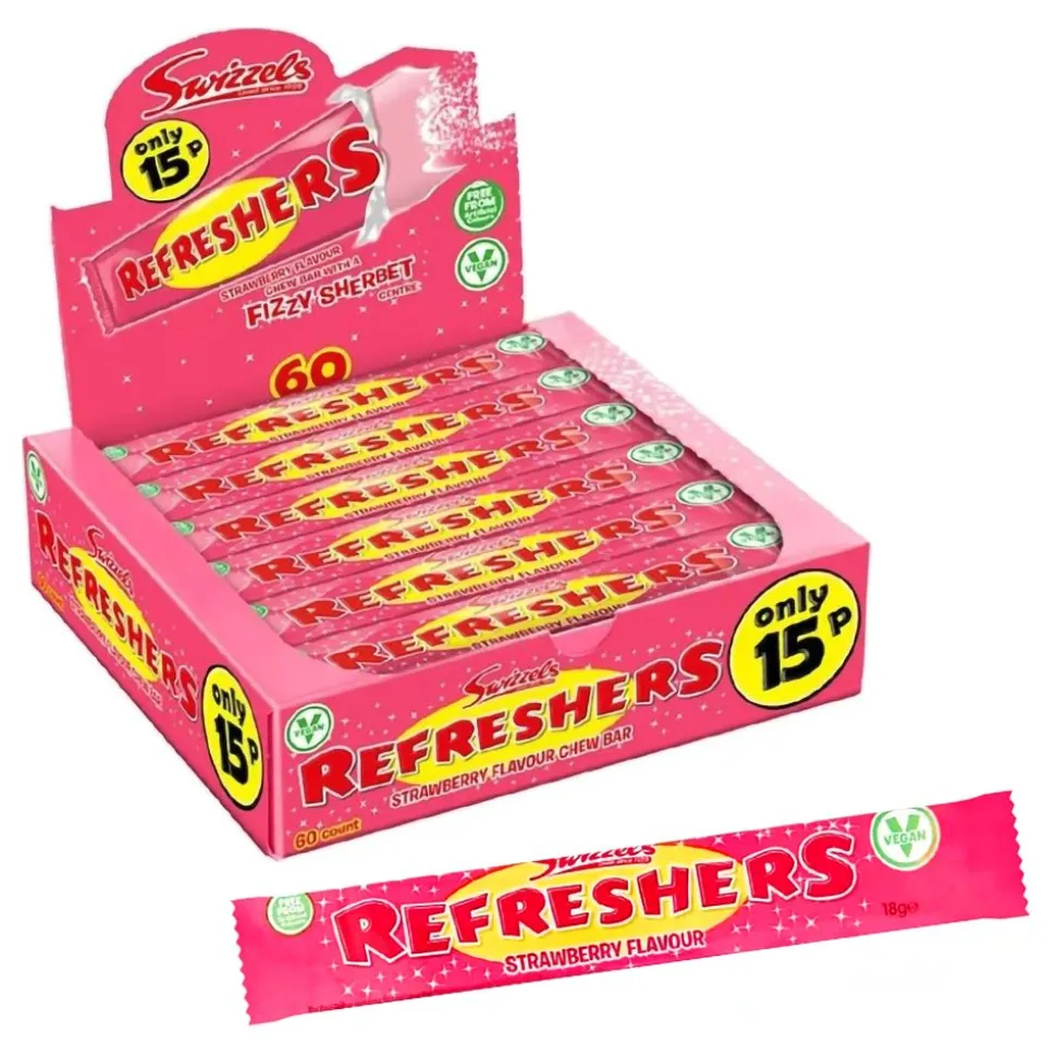 Refreshers Jordbær Storpakning