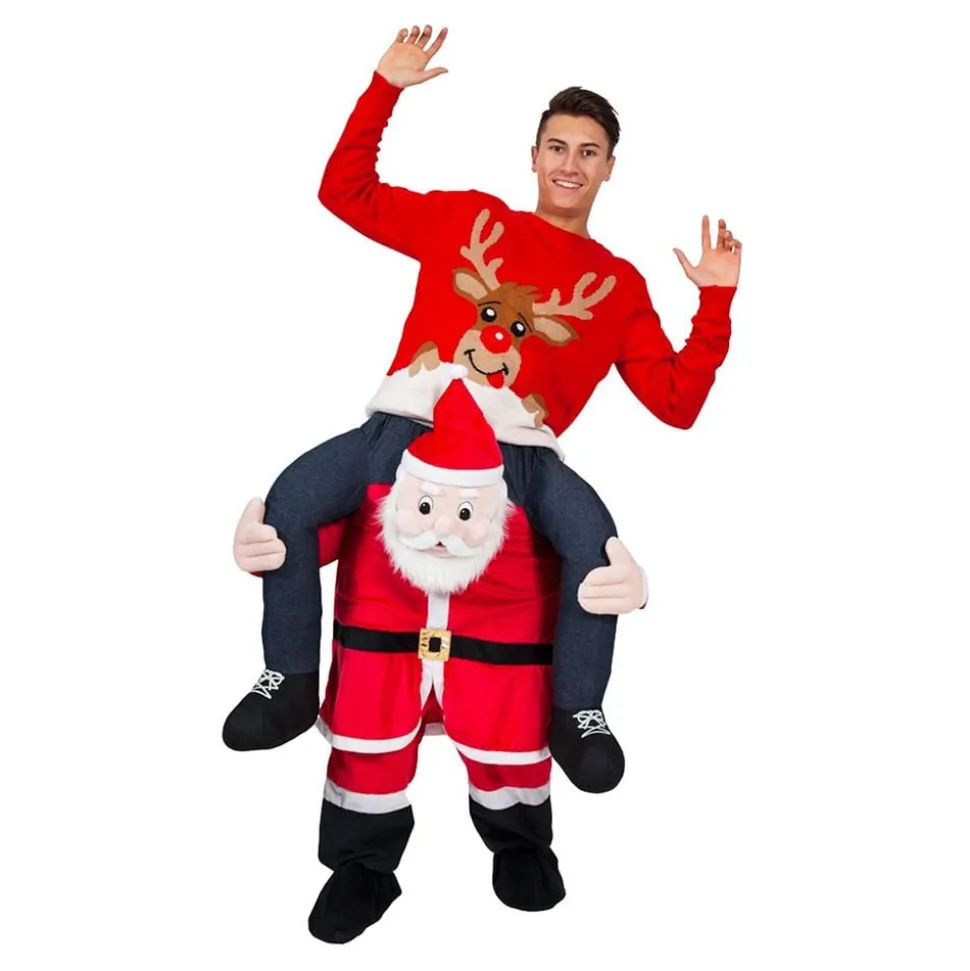 Ridende på Nisse Kostyme