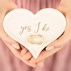 Ringfat i Porselen Yes I Do