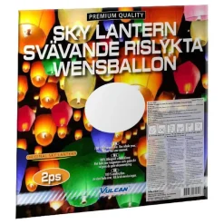 Rispapirlykter Flerfargede