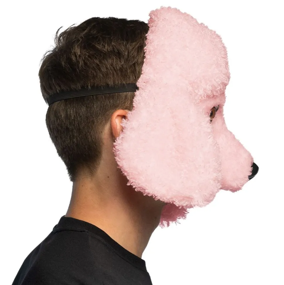 Rosa Puddel Halvmaske