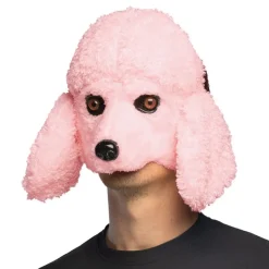 Rosa Puddel Halvmaske
