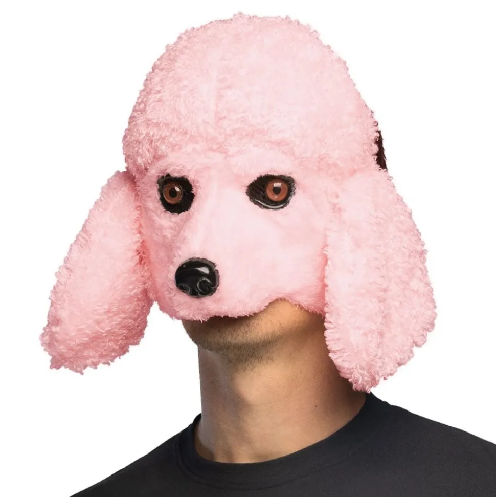 Rosa Puddel Halvmaske