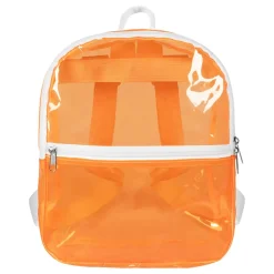 Ryggsekk Transparent Neonoransje