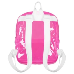 Ryggsekk Transparent Neonrosa