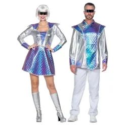 Rymdjente Metallic Kostyme
