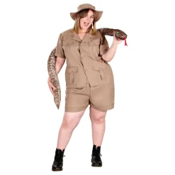 Safari Utforsker Plus-size Kostyme