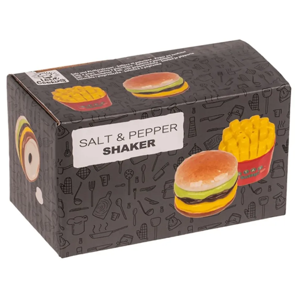 Salt- og Pepperkar Hamburgere og Strips