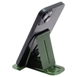 Sammenleggbar mobilholder i metall