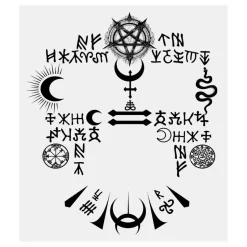 Satanisk ansiktstatovering