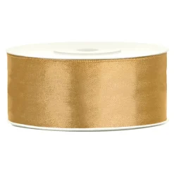 Satengbånd Gullfarget