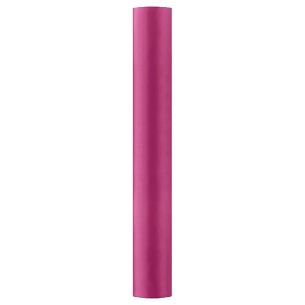 Satengstoff på Rull Fuksia
