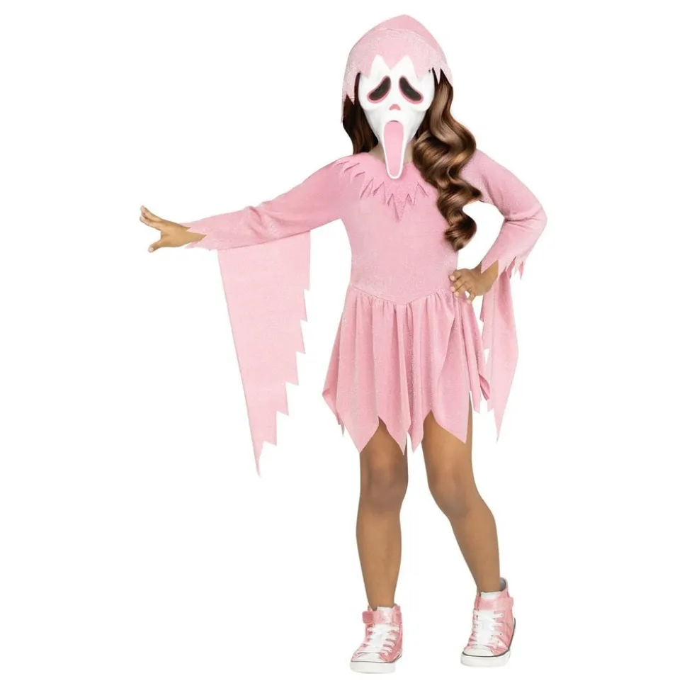Scream Ghost Face Rosa Barn Kostyme