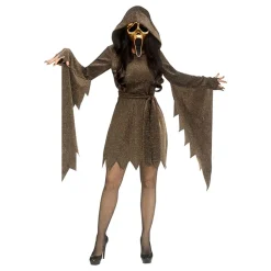 Scream Ghost Face Shimmer Kjole Kostyme