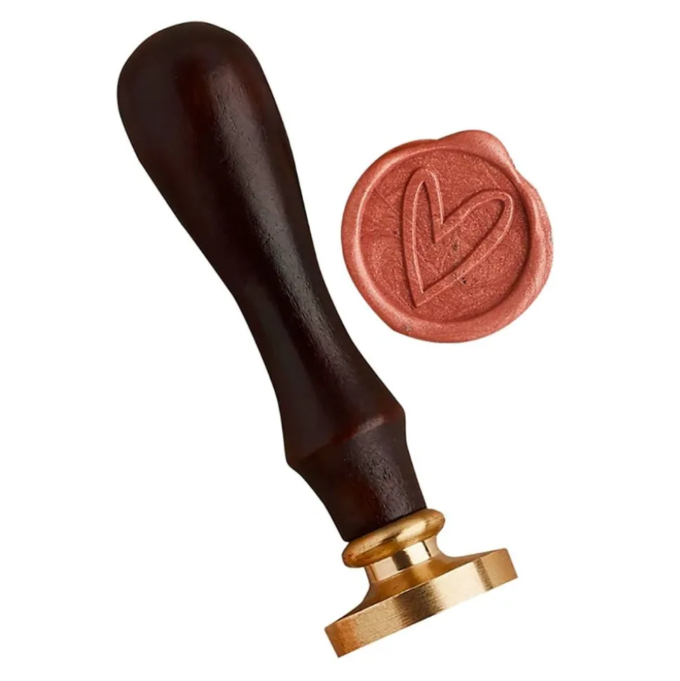 Seglstempel Hjerte
