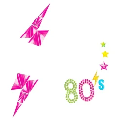 Selvklebende sminke 80-tall