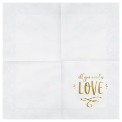 Servietter All You Need Is Love