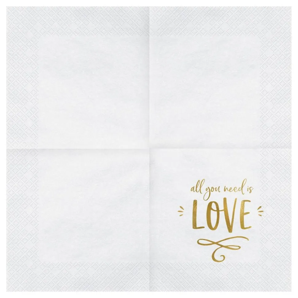 Servietter All You Need Is Love