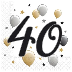 Servietter 40 Ballonger