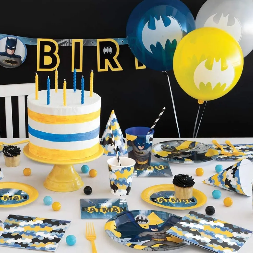 Servietter Batman Blå/Gul/Svart