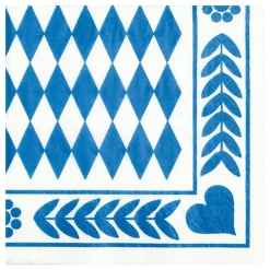 Servietter Blå Bayersk