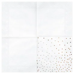 Servietter Dots Roségull