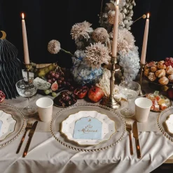 Servietter Eid Mubarak Lyseblå