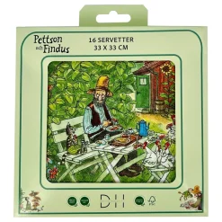 Servietter Fika Pettson & Findus