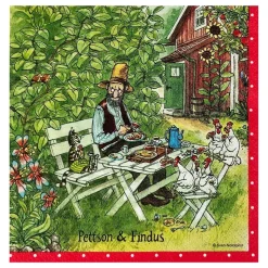 Servietter Fika Pettson & Findus