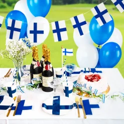 Servietter Finsk Flagg