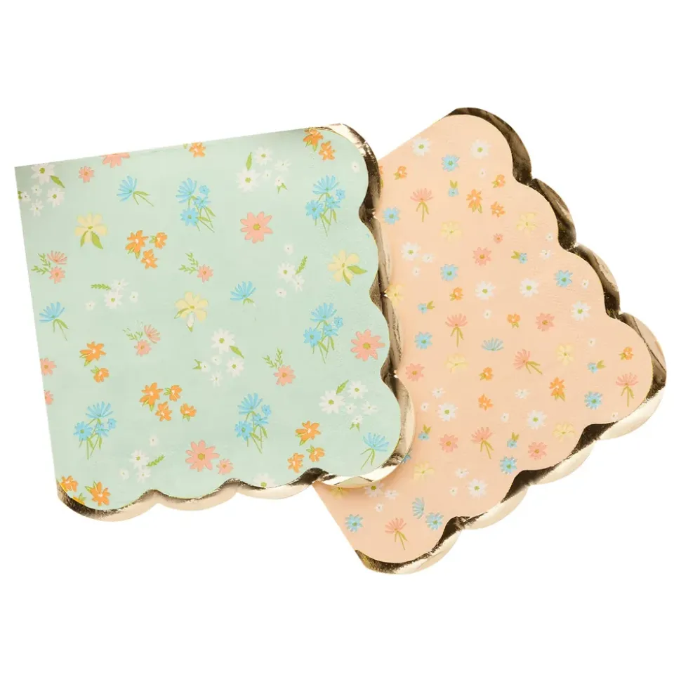 Servietter Floral Pastell