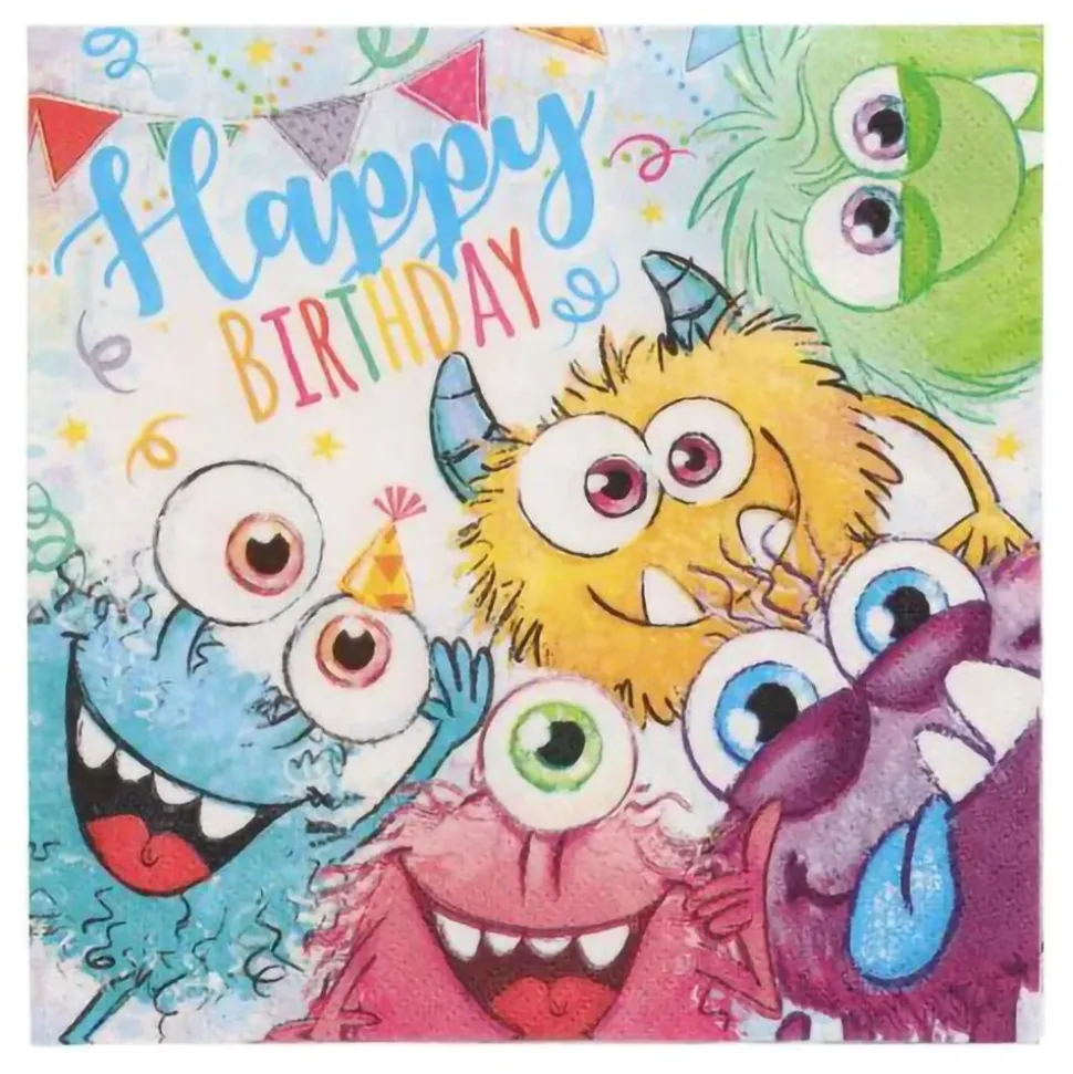 Servietter Funny Monsters